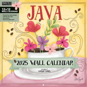 Java by Lorilyn Simms 2025 Wall Calendar