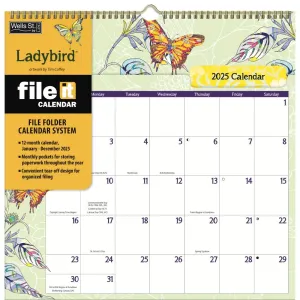 Ladybird by Tim Coffey 2025 File It Wall Calendar