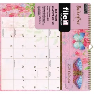 Butterflies 2023 File It Wall Calendar