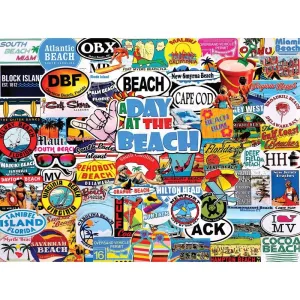 Day At The Beach 1000 Piece Puzzle