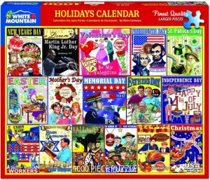 Holiday Calendar 1000 Piece Puzzle