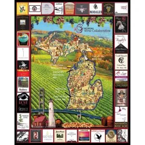Michigan Wine 1000 Piece Puzzle