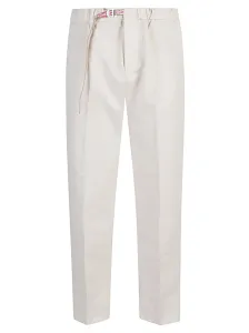 WHITE SAND - Cotton Trousers