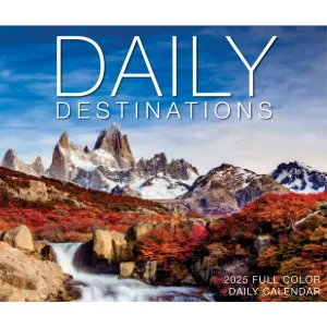 Daily Destinations 2025 Desk Calendar