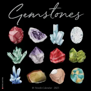 Gemstones 2025 Wall Calendar