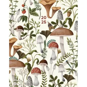 Magic Mushroom Booklet 2025 Monthly Planner