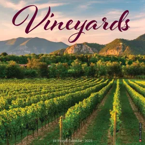 Vineyards 2025 Wall Calendar