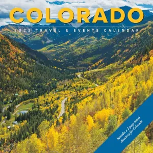 Colorado Travel  and Events 2023 Wall Calendar
