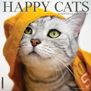 Happy Cats 2024 Wall Calendar
