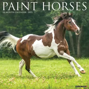 Horses Paint 2023 Wall Calendar