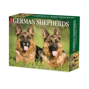 Just German Shepherds 2024 Desk Calendar
