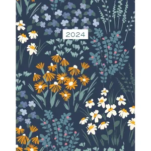 Spring Floral Monthly 2024 Planner