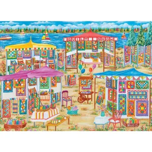 Beach Market 1000 Piece Puzzle