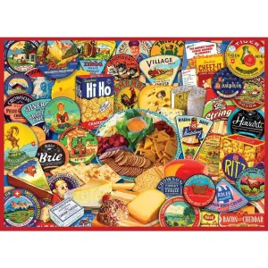 Cheese and Crackers 1000 Piece Puzzle