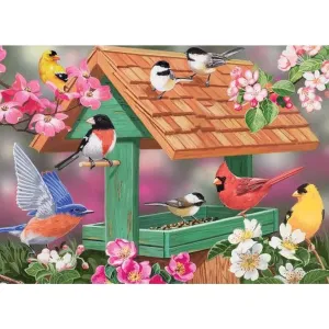 Feathers and Flowers 1000 Piece Puzzle