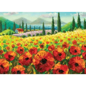 Field of Poppies 1000 Piece Puzzle