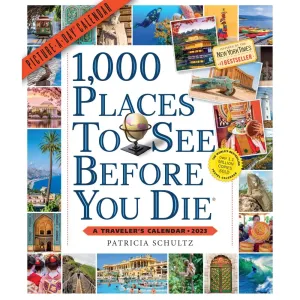 1000 Places To See 2023 Wall Calendar