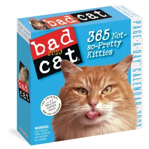 Bad Cat Color 2023 Page-A-Day Calendar