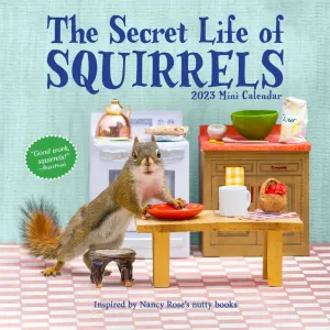 Secret Life of Squirrels 2023 Mini Wall Calendar