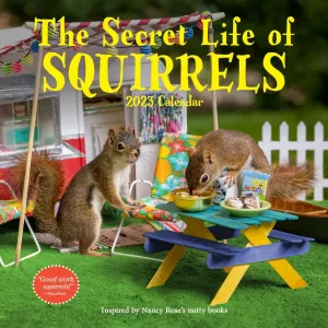 Secret Life of Squirrels 2023 Wall Calendar