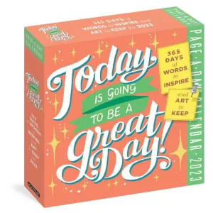Today is Going to Be a Great Day! Color 2023 Page-A-Day Calendar