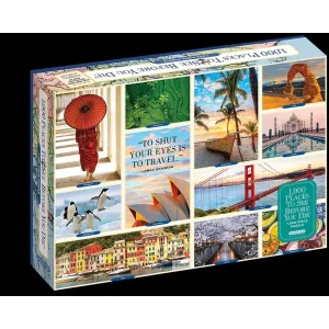 1000 Places to See Before You Die 1000 Piece Puzzle