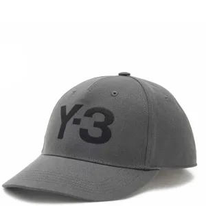 Y-3 Mens Logo Cap Grey Osfm