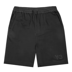 Y-3 Mens Plain Shorts Black XS