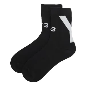Y-3 Mens Hi Socks Black M