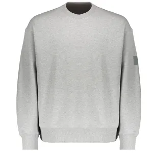Y-3 Mens Organic Terry Crew Neck Sweater Grey X Large