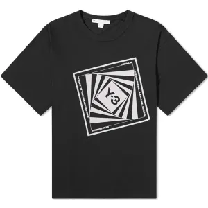 Y-3 Mens Optimistic Illusions T-shirt Black M