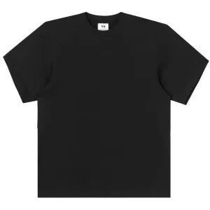 Y-3 Men's T-shirt Logo Black L