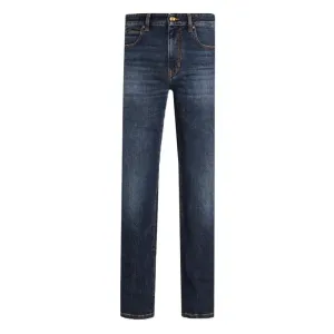 Z Zegna Men's Stretch Cotton 5-pocket Denim Jeans Blue 34W