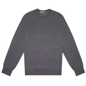 Z Zegna Men's Plain Sweater Grey - GREY M