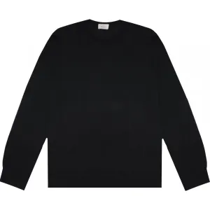 Z Zegna Mens Sweater Plain Black - BLACK XXXXL