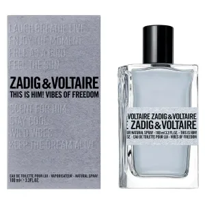 Zadig & Voltaire - This Is Him! Vibes Of Freedom : Eau De Toilette Spray 1.7 Oz / 50 ml