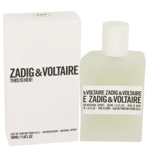 Zadig & Voltaire - This Is Her : Eau De Parfum Spray 1.7 Oz / 50 ml