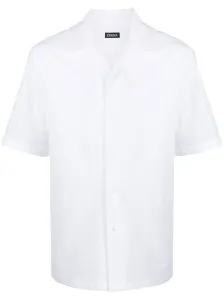 ZEGNA - Embossed Short Sleeve Shirt #880968