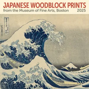 Japanese Woodblocks Museum of Fine Arts 2025 Mini Wall Calendar