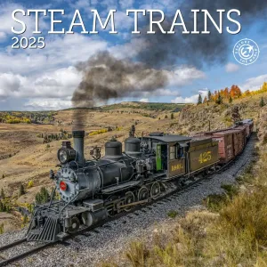 Steam Trains 2025 Mini Wall Calendar
