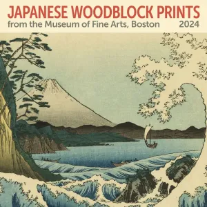 Japanese Woodblocks MFA 2024 Mini Wall Calendar