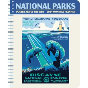 National Parks WPA Monthly Spiral 2024 Planner