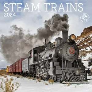 Steam Trains 2024 Mini Wall Calendar