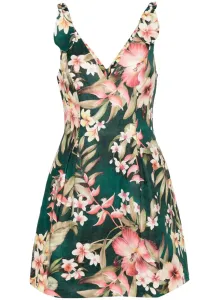 ZIMMERMANN - Floral Print Linen Mini Dress #1244433