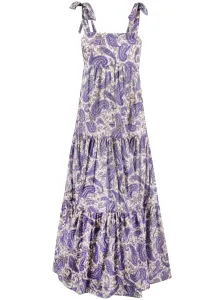 ZIMMERMANN - Paisley Print Cotton Long Dress #1124225