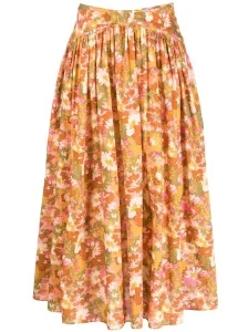 ZIMMERMANN - Floral Print Long Skirt #43246